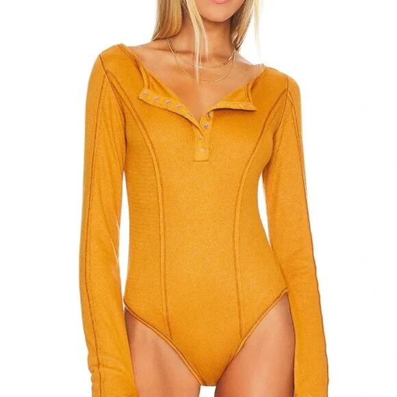 NWT ❤️ Free People Sloane Bodysuit - Picture 1 of 4